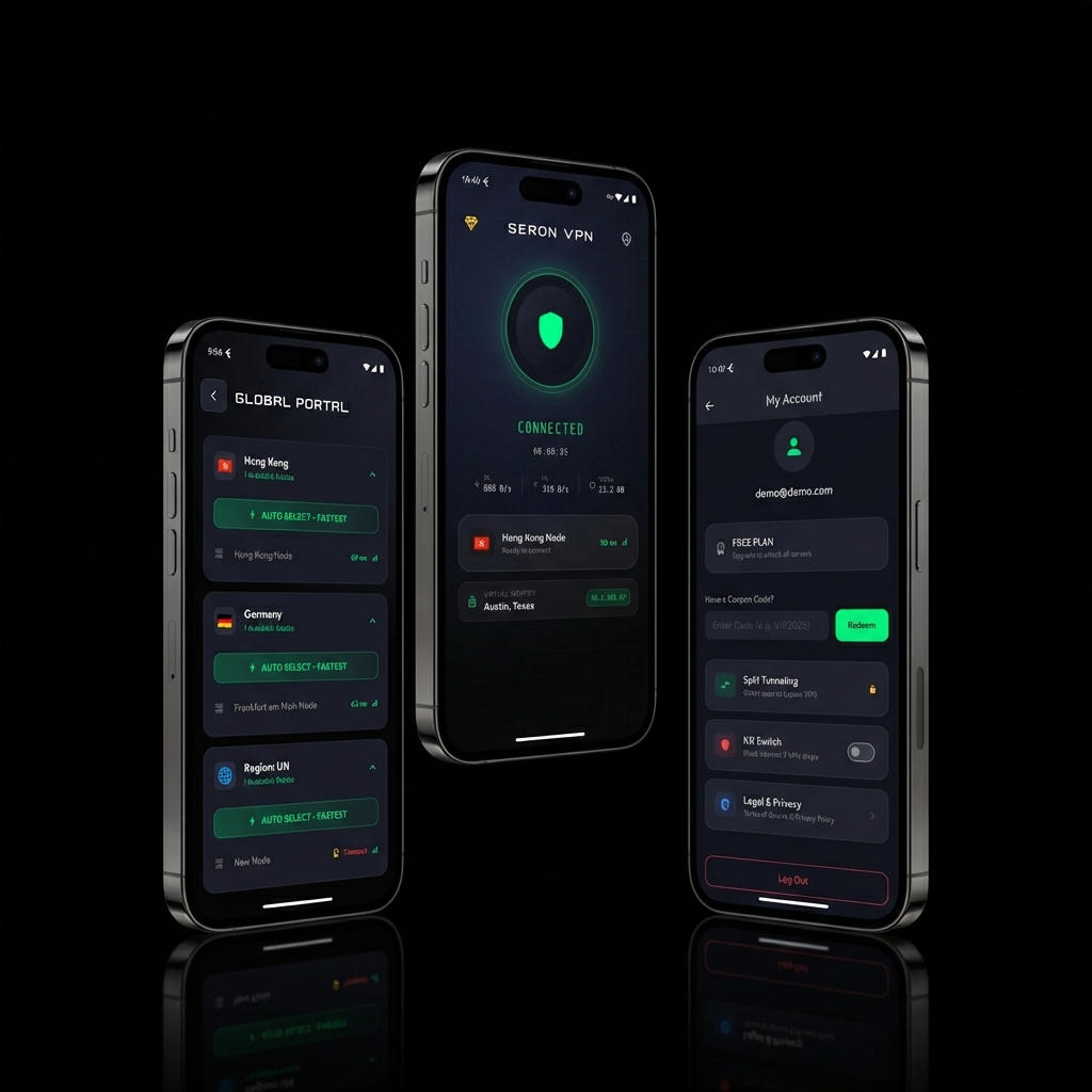 SeronVPN App Showcase